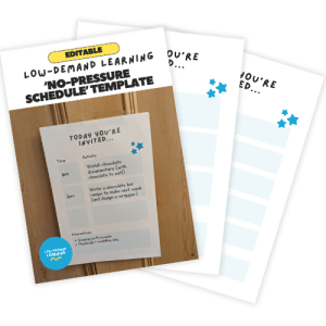 'No Pressure Schedule' Template Front Cover and Preview